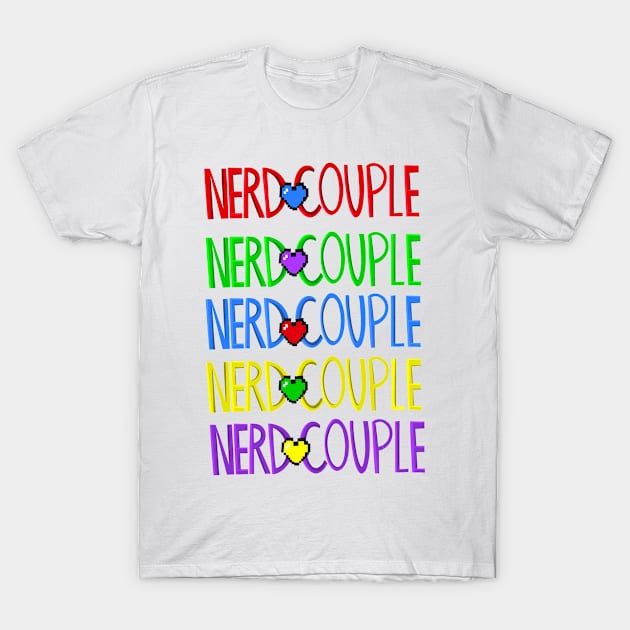 Nerd Couple 8-Bit T-Shirt by The Nerd Couple